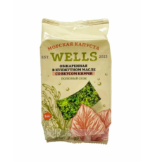 Морская капуста WELLS обжаренная со вкусом кимчи 5гр*32