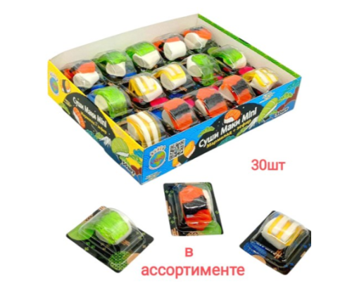 Мармелад " Суши Маки MINI " + зефир 7гр. 20*30 Мармелад " Суши Маки MINI " + зефир 7гр. 20*30