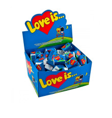Жев.рез. "LOVE IS"  клубника+банан 4,2гр. 20*100