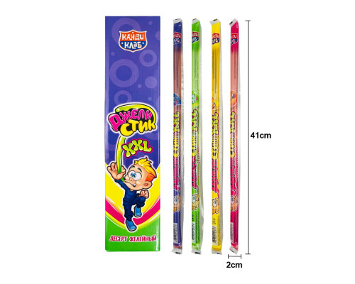 Десерт желейный "Джелистик XXL" ассорти 60гр 12*24