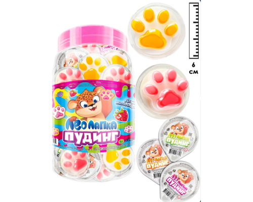 желе Лео Лапка пудинг 25гр. 8*50