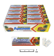 Жевательная резинка со вкусом мультифрукт "Фруктовая Арктика" 20*30*14гр