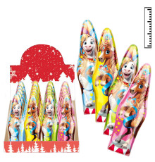 Полое фигурное изделие из глазури сладкий подарок "Символ года" 40гр. 4х20