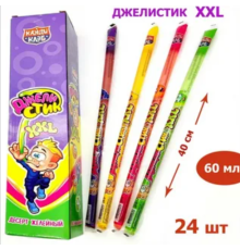 Десерт желейный "Джелистик XXL" ассорти 60гр 12*24