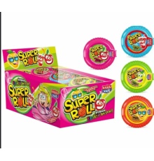 Жевательная резинка SUPER ROLL ассорти 10гр. 16*24