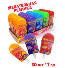 Мини жевательная резинка "Мороженка" ассорти (Семь королевств) 7г 12*30