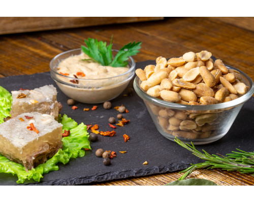 ХрустНат Жареный хрустящий арахис со вкусом Premium (холодец-хрен), 1кг
