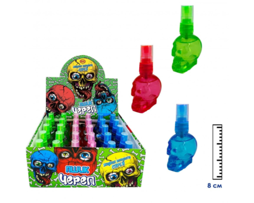 Жидкая конфета "Пшик Череп" 25мл.  12х24