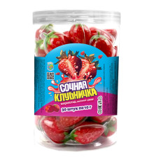 Марм. жев. " Сочная Клубничка " с джемом 10гр. 20*30