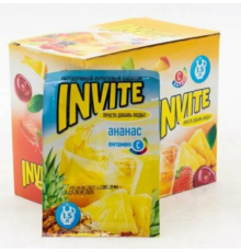 Растворимый напиток Invite Ананас 5 гр. 8*24