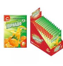 Раств-й напиток "Фруктовый торнадо"апельс 9г12*24