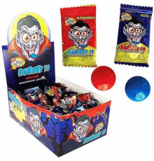 Кислая жевательная резинка "Мозга шок Вампир"  4,5 гр. 12х200