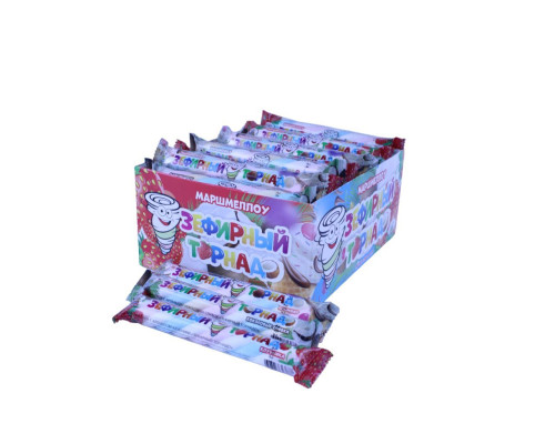 Зефир " Зефирный торнадо " 3 вкуса зимние 10гр. 12*40