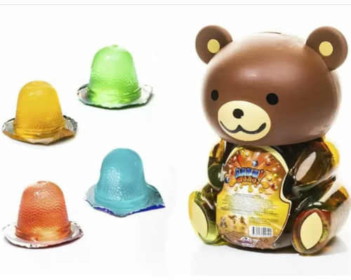 Желе в банке в форме Медведя 10г 6*100