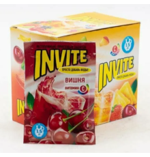 Раст. напиток " Invite " Вишня 5гр. 8*24