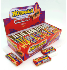 Жевательная конфета "Жевамба SUPER TATTOO" кола 10гр 12*50