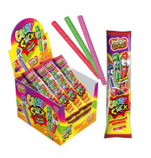 Жевательный мармелад в кислой обсыпке «CRAZY GUMMY. CRAZY STICK "  ассорти 20гр 12*24