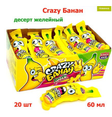Десерт желейный "Crazy Банан" 60г 12*20